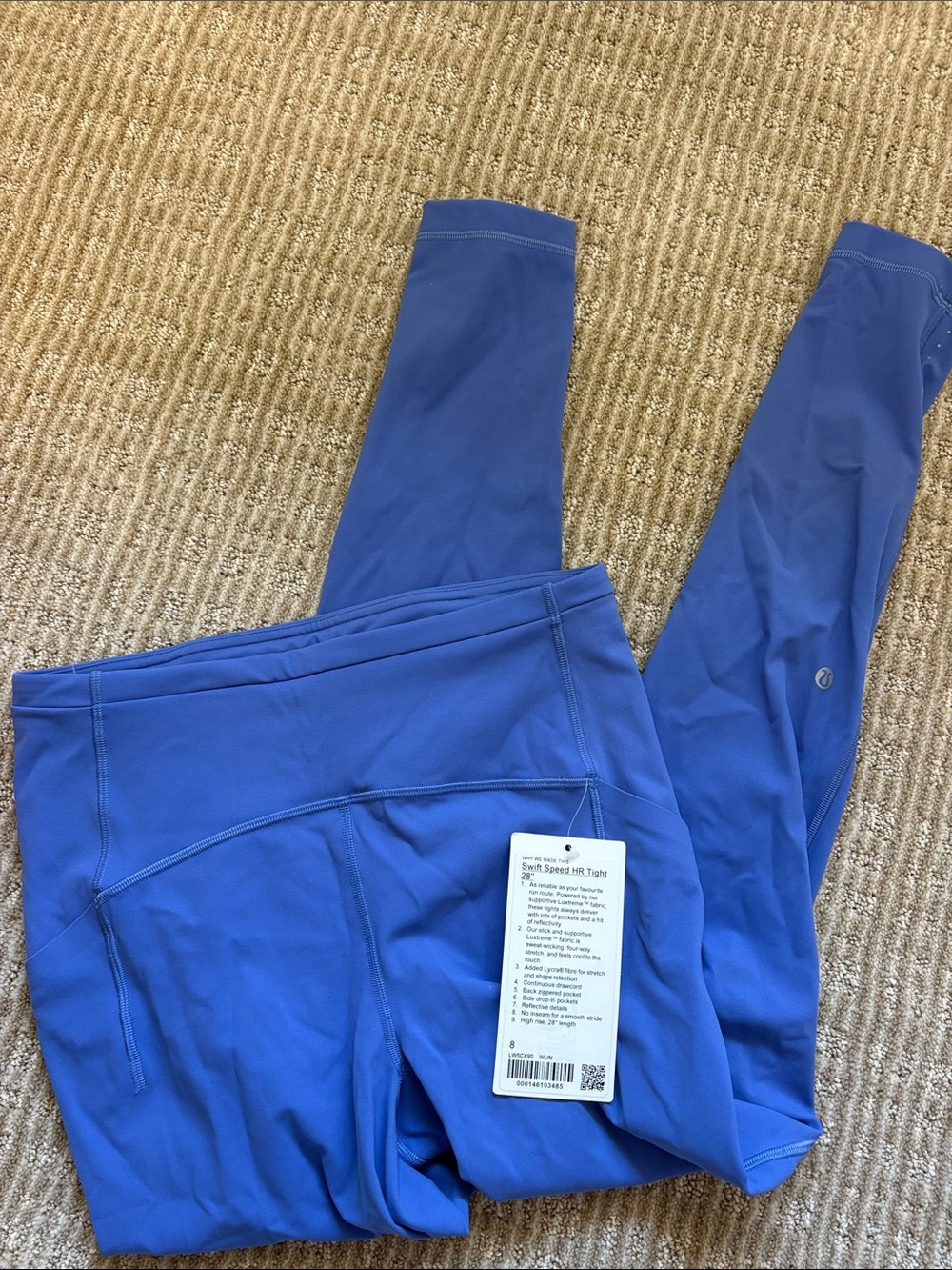 lululemon Swift Speed Leggings - Size 8